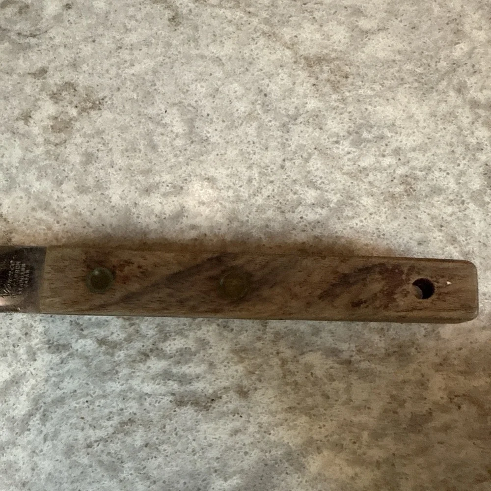 Vintage VERNCO Advertising Knife with Serrated Edge on both sides Capper's KS